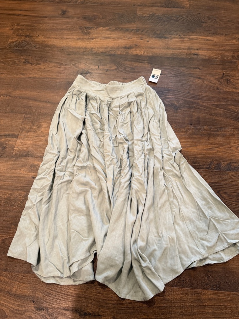 Light Turquoise Pleated Women’s Skirt